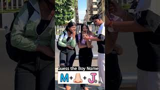 Guess the boy name reels funny comedyvideos youtubeshorts comedy funnyreels ￼ [upl. by Groh476]