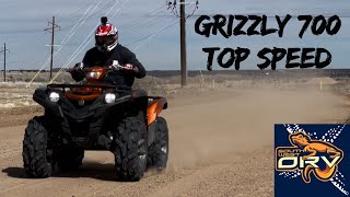 Yamaha Grizzly 700  TOP SPEED Vid 7 [upl. by Standford]