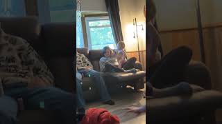 Infant says quotmamaquot for the first time mom reacts with humor [upl. by Goodrow]