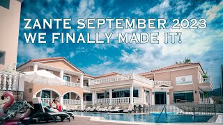 Zante September 2023  We finally made it [upl. by Ergener]