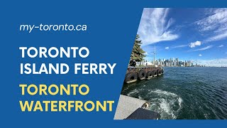 Ferry Views from Toronto Island to Mainland [upl. by Sorcim845]