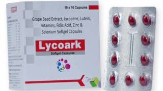 Lycoark Softgel Capsules Grape Seed Extract Lycopene Lutein Vitamins Softgel Capsules [upl. by Franni]