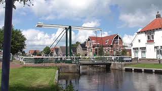 Brugopening Bovenstverlaat Appelskea Ophaalbrug Drawbridge Pont Levis Klappbrücke [upl. by Ertnod775]