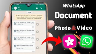 Save Whatsapp Document Video In Gallery  Whatsapp Document Se Video Gallery Me Kaise Laye  2023 [upl. by Ahmed]