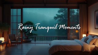 Sleep in Serenity Forest Rain and Soft Piano in a Dreamy Bedroom 🌧️💤 Relaxing Melodies 🎹 [upl. by Opal532]