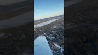 Cirrus SR22T Departs Maine Strong Winter Crosswinds thepilotadventure1038 aviation cirrus pilot [upl. by Airdnaz523]