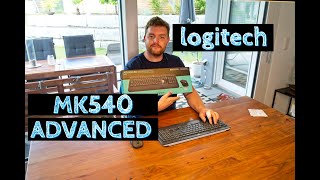 Logitech MK540 Advanced  Tastatur amp Mauskombination Office Maus amp Tastaur Home Office  Unboxing [upl. by Riehl]