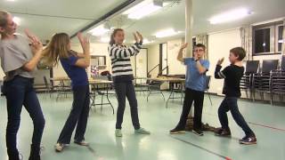 Kids Doing Actions to the Apostles Creed Song [upl. by Treblig340]