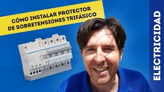 ELECTRICISTA INSTALA PROTECTOR SOBRETENSIONES TRIFÁSICO  EXPLICACIÓN CUADRO ELÉCTRICO [upl. by Yle]