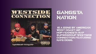 Westside Connection Nate Dogg  Gangsta Nation 4K [upl. by Nelleyram]