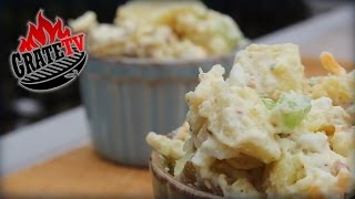 Loaded Potato Salad Recipe  GrateTV [upl. by Eejan]