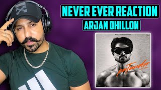 Arjan Dhillon  Never Ever Reaction  Patander Album [upl. by Eilyw]