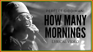 Perfect Giddimani  How Many Mornings  LYRICAL VIDEO [upl. by Cam]