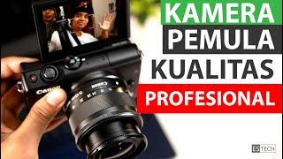 Kamera Mirrorless Pemula Rasa Profesional  Review Canon EOS M100 Bahasa Indonesia [upl. by Nohsid]