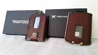 Trayvax Ascent Vs Trayvax Element EDC Wallet Comparison  Review Canyon Red [upl. by Dorlisa]