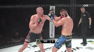 Gala MMA Hegemon Marek Grędysa vs Szymon Petka MMA 100 kg [upl. by Evot]