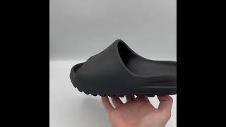 Yeezy Slides Onyx  HQ6448 wonderkickshop [upl. by Onirefez]