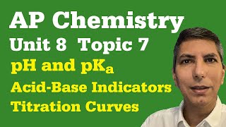 pH and pKa  Analyzing Titration Curves  AP Chem Unit 8 Topic 7 [upl. by Noni]