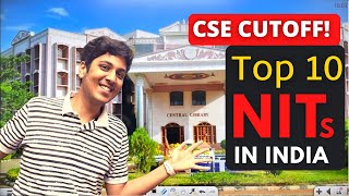 Top 10 NITs in India 2021🔥 CSE Expected Cutoff🤫 [upl. by Nolaj]