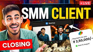 Earn Money with Social Media Agency  Client Closing Trick SMMA  Aryan Tripathi [upl. by Nesnar]