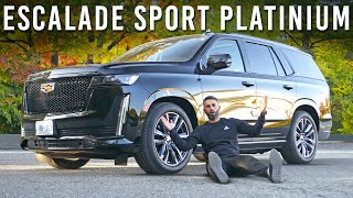 2022 Cadillac Escalade Sport Platinum Review True AMERICAN Luxury [upl. by Ormand73]