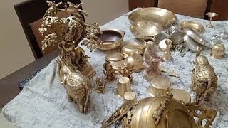 brass items simple cleaning method🎉🎉 [upl. by Necila23]