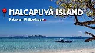 Malcapuya Island Coron Palawan Philippines 🇵🇭  Relaxing Beach Vibe 4K [upl. by Valerie]