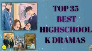 Top 35 Best Highschool K Dramas ❤🇰🇷💫 dramaland58 viralvideo kdrama [upl. by Scharf]