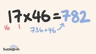 Multiplication Trick  A Different Way to Multiply [upl. by Ace]