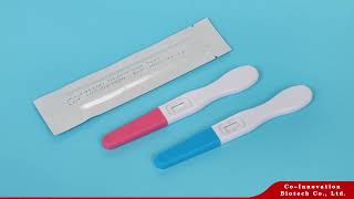 One Step Urine HCG Pregnancy and Ovulation Test Midstream [upl. by Nero886]