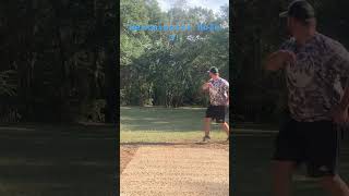 Hitting that skip shot around the mud pit at Westminster hole 3 usdgc discgolf [upl. by Cassi386]