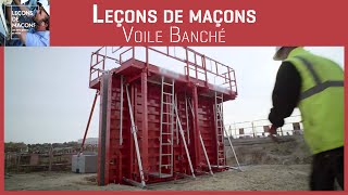 Les bons gestes en maçonnerie  Voile Banché [upl. by Ricardama]