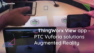 TT PSC  ThingWorx View app  PTC Vuforia solutions Augmented Reality demo [upl. by Aneev]