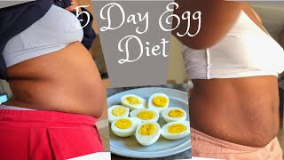 EGG DIET Inspired by Versatile Vicky  Shocking Results  5 day boiled Eggs Challenge for Weightloss [upl. by Ivens137]