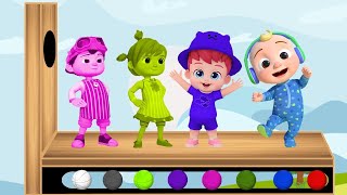 Baby Shark Learns Colors  CoComelon Nursery Rhymes amp Kids Songs 7 [upl. by Trudy]