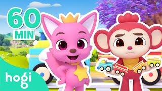 Down by the Station  More｜Best Rhymes for Kids｜Kids Songs｜Pinkfong amp Hogi [upl. by Eleni]