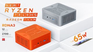 SER7 7840HS First Look An AllNew Small Foot Print Mini PC Has The Power To Game [upl. by Ttevi]