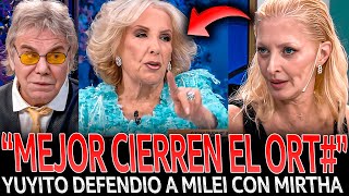 ¡YUYITO GONZÁLEZ DEFENDIO a MILEI y EXPLOTO en la MESA de MIRTHA LEGRAND [upl. by Pearce]