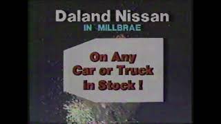 1985 Daland Nissan commercial [upl. by Nerw]