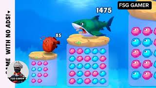 Fishdomdom Ads new trailer 18 update Gameplay hungry fish video [upl. by Tannen754]