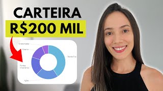 MINHA CARTEIRA DE INVESTIMENTO [upl. by Ivek]