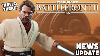 Star Wars Battlefront 2  Geonosis Update ObiWan Kenobi Dialogue and More News [upl. by Oman]