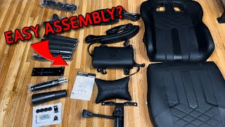 Dowinx 350LB Gaming Chair  Assembly amp Review [upl. by Cocke167]