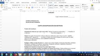 Tutorial de elaboración de carta de exposición de motivos [upl. by Adelle156]