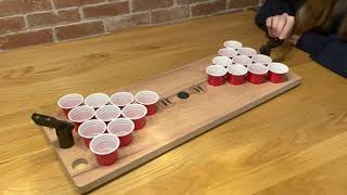 Shot Pong Drinking Game  Mini Beer Pong  Adult Drinking Games [upl. by Cilegna]