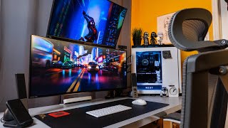 My Gaming and Work From Home Setup  Desk Tour 2021 [upl. by Muncey673]