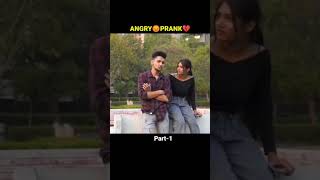 angry 😡 prank 😝 with girlfriend ❤️ prank short ytshorts [upl. by Kilroy]