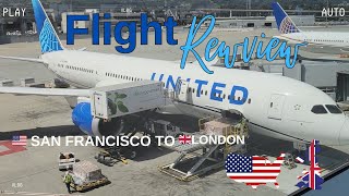 FLIGHT REVIEW 🇺🇸🇬🇧 San Francisco to London BOEING 787 DREAMLINER UNITED AIRLINES  11h Basic economy [upl. by Ruhtracm]