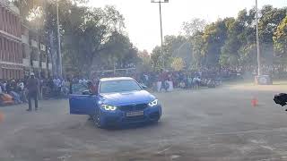 IIT kanpur Techkirti  super car Drift show  Vikaas Shukla India’s First Drift King [upl. by Akinaj]