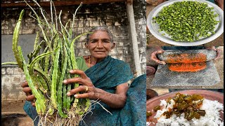 UNSEEN ELUVA KALLIMUDAYAN  Fry  கள்ளிமுடையான் Caralluma Fimbriata  Grandma Countryfoodcooking [upl. by Nirik]